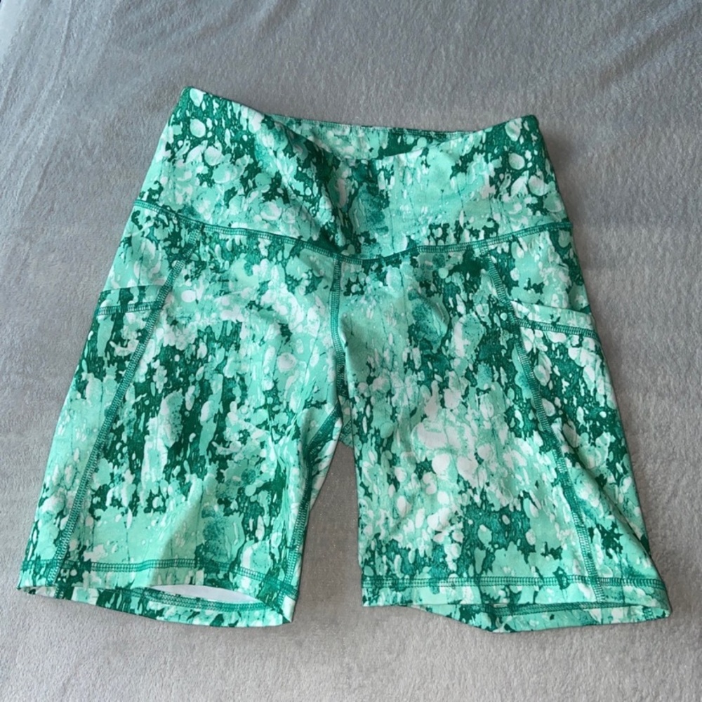Zella Green Compression Shorts